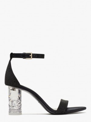 Kate Spade Alora Pave Sandals Black | 5674830-UZ