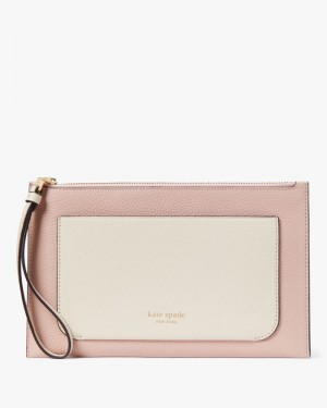 Kate Spade Ava Colorblocked Wristlet Rose Multicolor | 6590321-KM