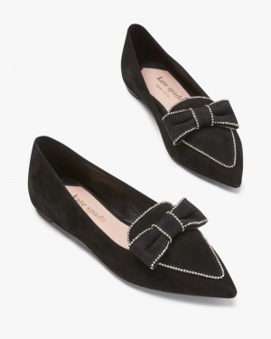 Kate Spade Be Dazzled Flats Black | 5369720-PL