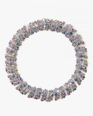 Kate Spade Beaming Bright Statement Collar Silver | 6215749-RG