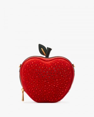 Kate Spade Big Apple Embellished 3D Crossbody Poppy Field | 8974263-KW