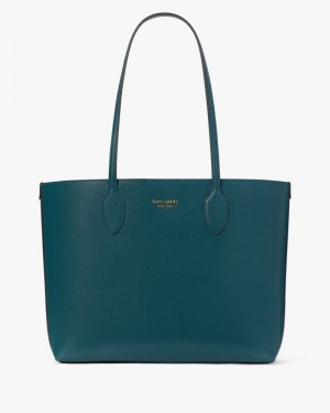 Kate Spade Bleecker Large Tote Green | 4139260-SZ