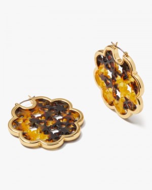 Kate Spade Breeze Along Hoops Gold | 6825091-FE