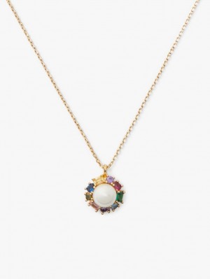 Kate Spade Candy Shop Pearl Halo Pendant Multicolor | 9718306-IP