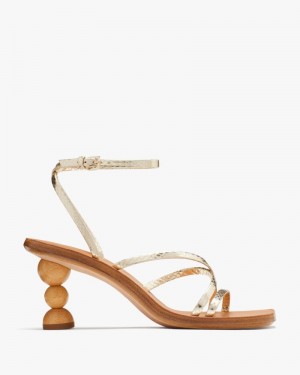 Kate Spade Charmer Sandals Gold | 1742068-RB