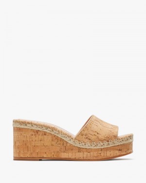 Kate Spade Cosette Slide Sandals Beige | 8746591-NW