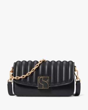 Kate Spade Dakota Trapunto Small Crossbody Black | 0386519-MD