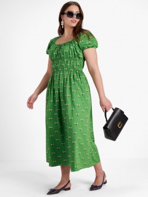 Kate Spade Dragonfly Riviera Dress Green | 2038946-KT