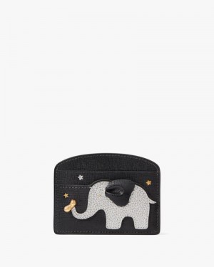 Kate Spade Ellie Embellished Cardholder Black Multicolor | 2015683-ID