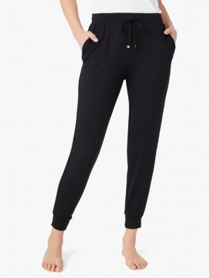 Kate Spade French Terry Lounge Joggers Black | 8135672-FV