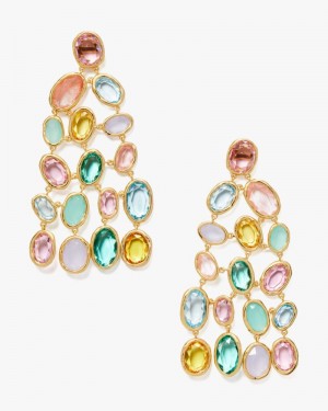 Kate Spade High Shine Chandelier Earrings Multicolor | 4689235-LG