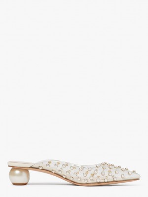 Kate Spade Honor Pumps White | 1037946-QB
