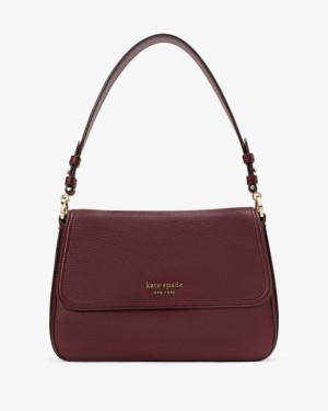 Kate Spade Hudson Medium Convertible Shoulder Bag Dark Brown | 3879145-OK