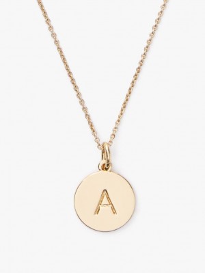 Kate Spade Initial Pendant Gold | 8106529-AD