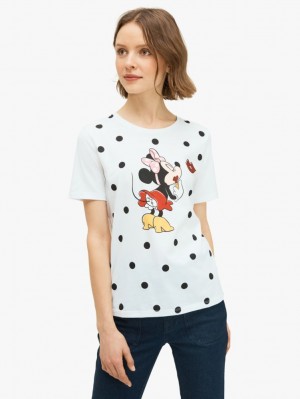 Kate Spade Kate Spade New York X Minnie Mouse Tee White | 0349157-IH