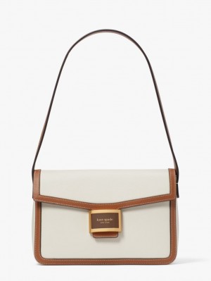Kate Spade Katy Colorblocked Medium Shoulder Bag White Multicolor | 8246150-NC