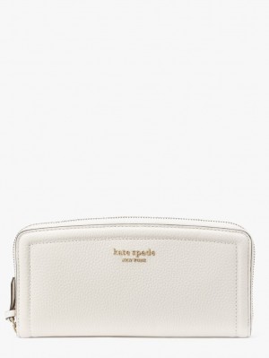 Kate Spade Knott Slim Continental Wallet Cream | 6329481-FZ