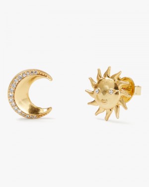 Kate Spade Like Magic Sun And Moon Studs Gold | 1526983-PC