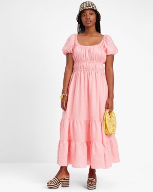 Kate Spade Linen Riviera Dress Sea Star | 7190263-TJ