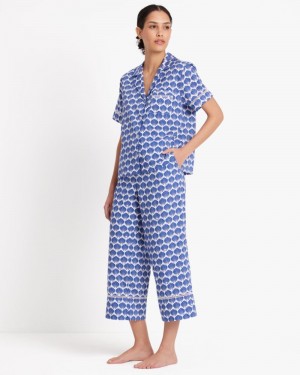 Kate Spade Long PJ Set Shell Geo | 6857492-JE