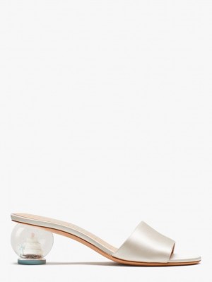 Kate Spade Love Slide Sandals White | 2419307-OB