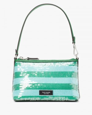 Kate Spade Lulu Seaside Stripe Sequin East West Pochette Multicolor | 5920176-KI