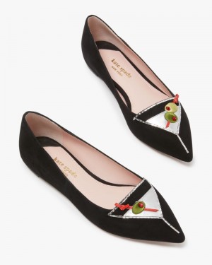 Kate Spade Make It A Double Loafers Black | 2507318-OV
