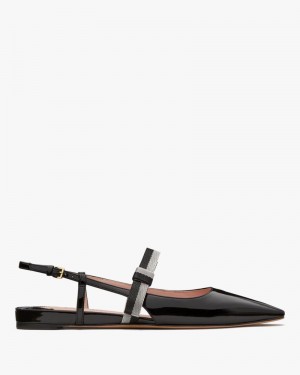 Kate Spade Maritza Flats Black Multicolor | 5270349-NR