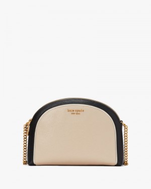 Kate Spade Morgan Colorblocked Double-zip Dome Crossbody Black Multicolor | 3254019-VF