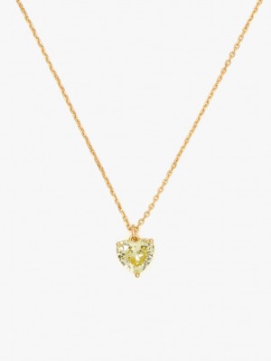 Kate Spade My Love August Heart Pendant Peridot | 2951673-GK