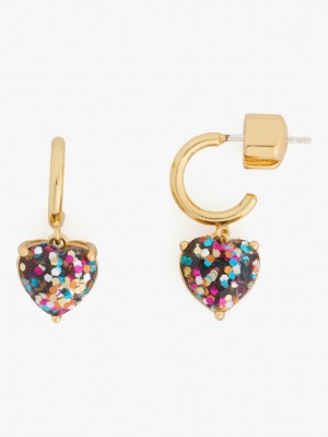 Kate Spade My Love Heart Huggies Multicolor | 5846917-ZB