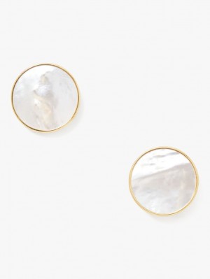 Kate Spade On The Dot Statement Studs Cream / Gold | 4351729-SH