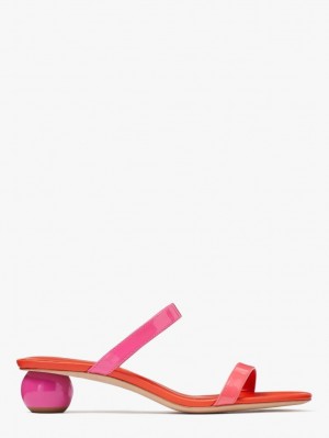 Kate Spade Palm Springs Slide Sandals Pink Multicolor | 0269543-TL