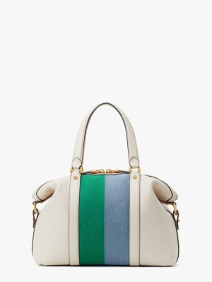 Kate Spade Racing Stripe Faye Medium Satchel Multicolor | 1573289-VE