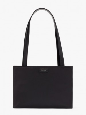 Kate Spade Sam Icon KSNYL Nylon Medium Shoulder Bag Black | 9058326-BQ
