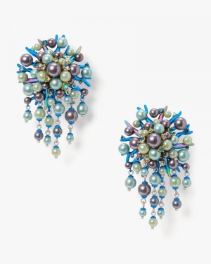 Kate Spade Sea Siren Statement Earrings Blue / Multicolor | 8756249-PE