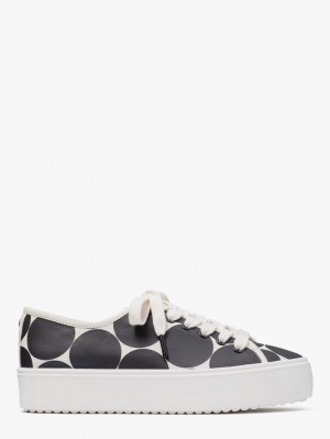 Kate Spade Serve Sneakers Black / Cream | 9305782-BJ