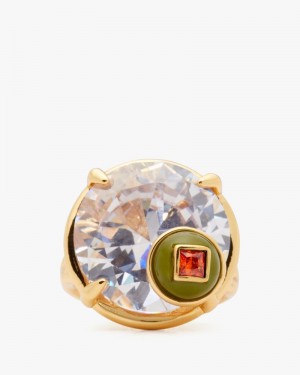 Kate Spade Shaken Or Stirred Cocktail Ring Gold | 2450379-WK