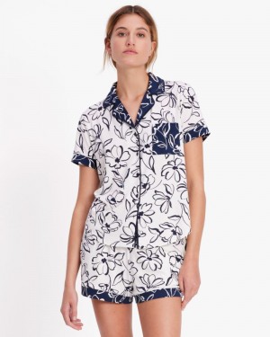 Kate Spade Short PJ Set Joyful Floral | 6157429-MJ