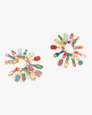 Kate Spade Showtime Statement Hoops Multicolor | 9457028-NM