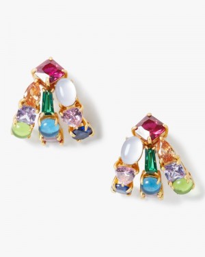Kate Spade Showtime Stud Huggie Hoops Multicolor | 2653147-RW