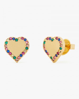 Kate Spade Take Heart Studs Multicolor | 5096432-LS