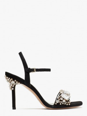 Kate Spade Treasure Sandals Black | 0891362-GV