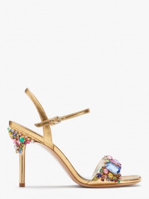 Kate Spade Treasure Sandals Gold | 5437082-OB