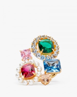 Kate Spade Victoria Cluster Cocktail Ring Multicolor | 1729580-QU