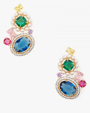 Kate Spade Victoria Statement Climber Earrings Multicolor | 6508234-LZ