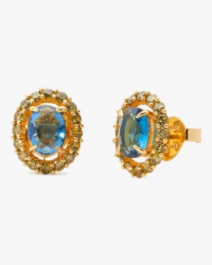 Kate Spade Victoria Studs Blue / Multicolor | 9402187-OB