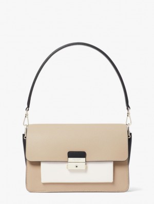 Kate Spade Voyage Colorblocked Medium Shoulder Bag Grey Brown Multicolor | 5147609-VL