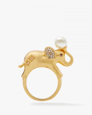 Kate Spade Winter Carnival Ring Gold | 2351468-XQ
