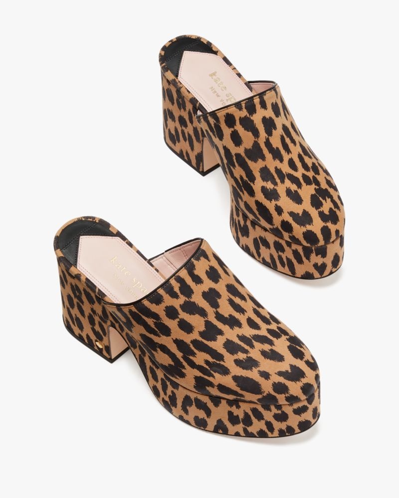 Kate Spade Amelia Clogs Mrdn Leo/ Lght Tob | 3658091-IG